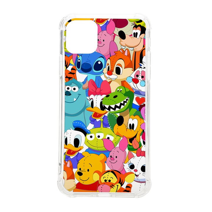 Illustration Cartoon Character Animal Cute iPhone 11 Pro Max 6.5 Inch TPU UV Print Case