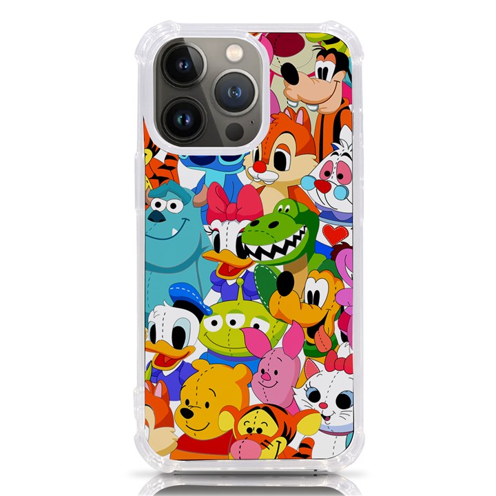 Illustration Cartoon Character Animal Cute iPhone 13 Pro TPU UV Print Case