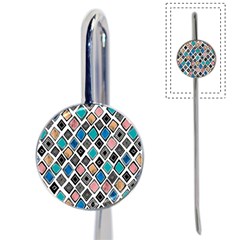 Diamond Shapes Pattern Book Mark by Cowasu