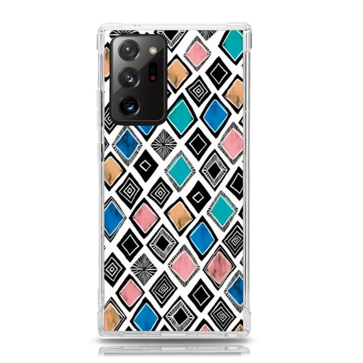 Diamond Shapes Pattern Samsung Galaxy Note 20 Ultra TPU UV Case