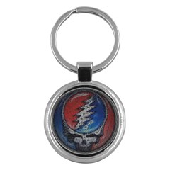 Grateful Dead Logo Key Chain (round) by Cowasu