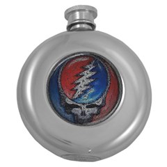 Grateful Dead Logo Round Hip Flask (5 Oz) by Cowasu