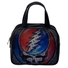 Grateful Dead Logo Classic Handbag (one Side) by Cowasu