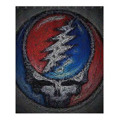 Grateful Dead Logo Shower Curtain 60  X 72  (medium)  by Cowasu