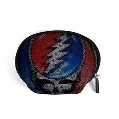 Grateful Dead Logo Accessory Pouch (small) by Cowasu