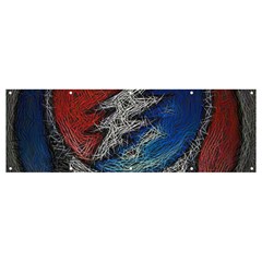 Grateful Dead Logo Banner And Sign 12  X 4  by Cowasu