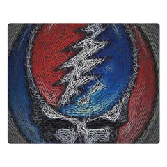 Grateful Dead Logo Premium Plush Fleece Blanket (large) by Cowasu