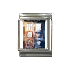 Tardis Doctor Who Transparent Italian Charm (13mm) by Cowasu