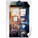 Tardis Doctor Who Transparent Canvas 12  x 18  11.88 x17.36  Canvas - 1