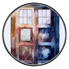 Tardis Doctor Who Transparent Wireless Fast Charger(black) by Cowasu