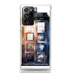 Tardis Doctor Who Transparent Samsung Galaxy Note 20 Ultra TPU UV Case Front