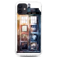 Tardis Doctor Who Transparent Iphone 12/12 Pro Tpu Uv Print Case by Cowasu