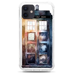 Tardis Doctor Who Transparent Iphone 12 Mini Tpu Uv Print Case	 by Cowasu