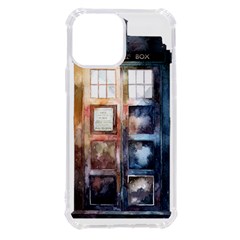 Tardis Doctor Who Transparent Iphone 13 Pro Max Tpu Uv Print Case by Cowasu