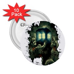 Time Machine Doctor Who 2 25  Buttons (10 Pack)  by Cowasu