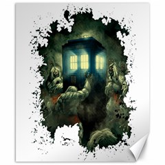 Time Machine Doctor Who Canvas 8  X 10  by Cowasu