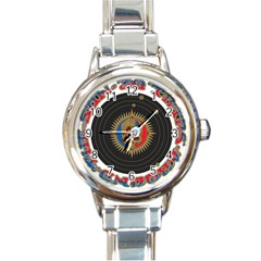 The Grateful Dead Round Italian Charm Watch by Cowasu