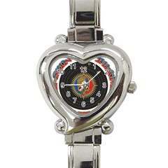 The Grateful Dead Heart Italian Charm Watch by Cowasu