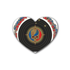 The Grateful Dead Rubber Coaster (heart) by Cowasu