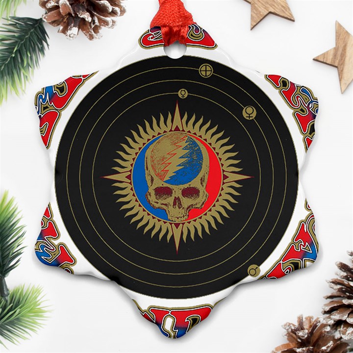 The Grateful Dead Ornament (Snowflake)