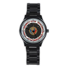 The Grateful Dead Stainless Steel Round Watch by Cowasu