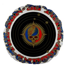 The Grateful Dead Large 18  Premium Flano Round Cushions by Cowasu