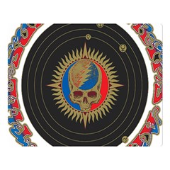 The Grateful Dead Two Sides Premium Plush Fleece Blanket (large) by Cowasu