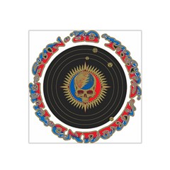 The Grateful Dead Satin Bandana Scarf 22  X 22  by Cowasu