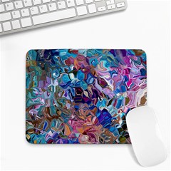 Smudged Small Mousepad by kaleidomarblingart