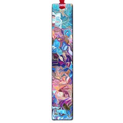 Smudged Large Book Marks by kaleidomarblingart