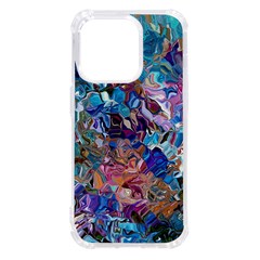 Smudged Iphone 14 Pro Tpu Uv Print Case by kaleidomarblingart