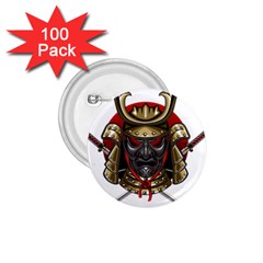 Samurai Katana Warrior 1 75  Buttons (100 Pack)  by Cowasu