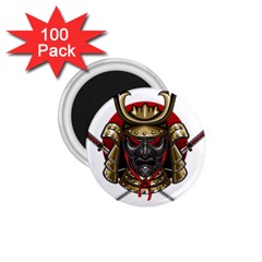 Samurai Katana Warrior 1 75  Magnets (100 Pack) 