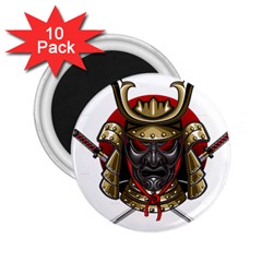 Samurai Katana Warrior 2 25  Magnets (10 Pack)  by Cowasu