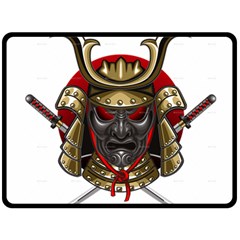 Samurai Katana Warrior Fleece Blanket (large) by Cowasu