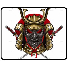 Samurai Katana Warrior Fleece Blanket (medium) by Cowasu