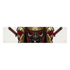 Samurai Katana Warrior Banner And Sign 4  X 1  by Cowasu