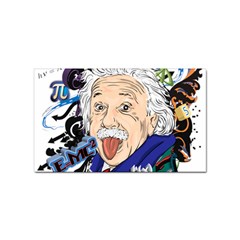 Albert Einstein Physicist Sticker (rectangular) by Cowasu