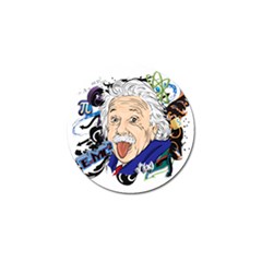 Albert Einstein Physicist Golf Ball Marker (10 Pack) by Cowasu