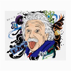 Albert Einstein Physicist Small Glasses Cloth by Cowasu