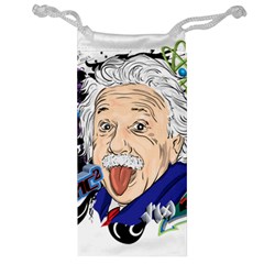 Albert Einstein Physicist Jewelry Bag by Cowasu