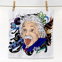 Albert Einstein Physicist Face Towel by Cowasu