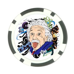 Albert Einstein Physicist Poker Chip Card Guard (10 Pack) by Cowasu