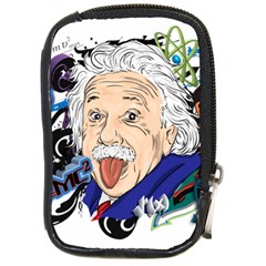 Albert Einstein Physicist Compact Camera Leather Case by Cowasu