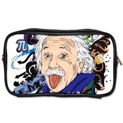 Albert Einstein Physicist Toiletries Bag (one Side) by Cowasu