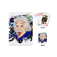 Albert Einstein Physicist Playing Cards Single Design (mini) by Cowasu