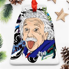 Albert Einstein Physicist Bell Ornament (two Sides) by Cowasu