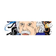 Albert Einstein Physicist Oblong Satin Scarf (16  X 60 ) by Cowasu