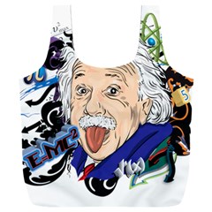 Albert Einstein Physicist Full Print Recycle Bag (xxxl) by Cowasu