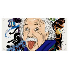 Albert Einstein Physicist Banner And Sign 4  X 2  by Cowasu